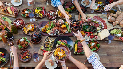 Swan Valley food gathering.